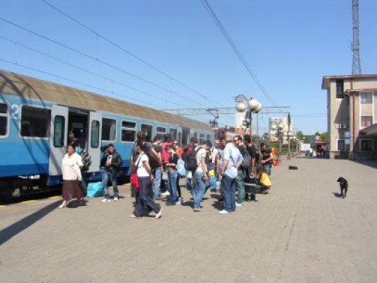 Controale în trenurile care vin spre mare